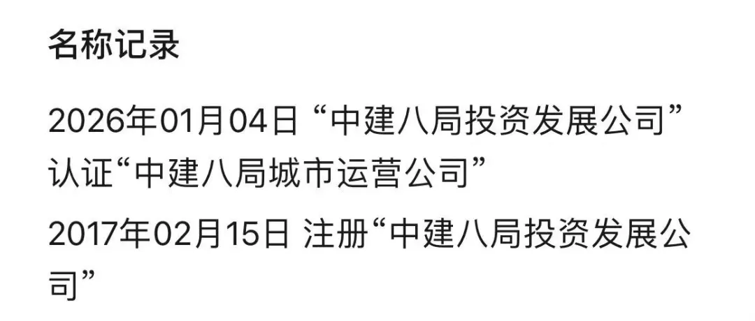 中建八局组织架构大调整 业内：推动资源向优势领域集中